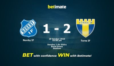 Norrby IF vs Torns IF przewidywania, kursy i typy bukmacherskie 29.10.2023