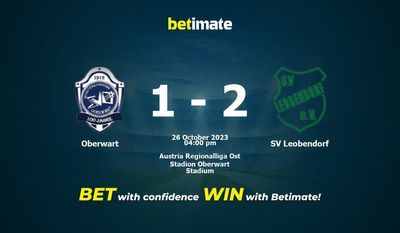 Oberwart vs SV Leobendorf przewidywania, kursy i typy bukmacherskie 26.10.2023