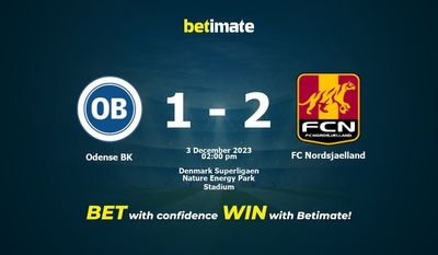 Odense BK vs FC Nordsjaelland prognozy, kursy i typy bukmacherskie 12.03.2023