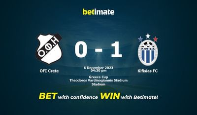 OFI Crete vs Kifisias FC Prognozy, kursy i typy bukmacherskie 12.06.2023