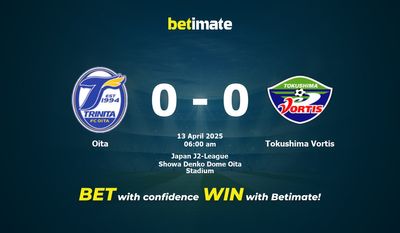 Oita vs Tokushima Vortis Prognoza, Kursy i Porady Zakładowe 04/13/2025