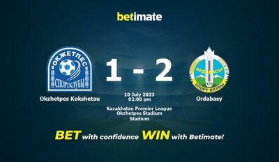 Okżetpes Kokszetau vs Ordabasy Prognozy, kursy i typy bukmacherskie 07.10.2023