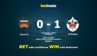 Oman FC vs Al Rustaq przewidywania, kursy i typy bukmacherskie 16.10.2023