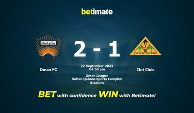 Oman FC vs Ibri Club przewidywania, kursy i typy bukmacherskie 22.09.2023