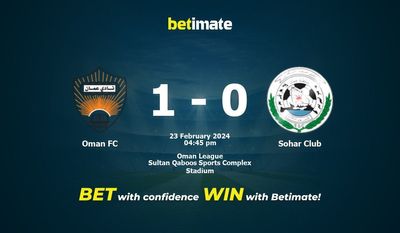 Oman FC – Sohar Club przewidywania, kursy i typy bukmacherskie 23.02.2024
