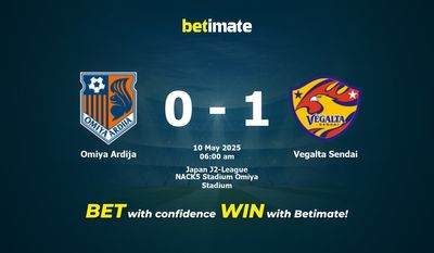 Omiya Ardija vs Vegalta Sendai Prognoza, kursy i porady bukmacherskie 05/10/2025
