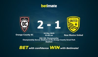 Orange County SC vs New Mexico United Prognoza, kursy i porady dotyczące zakładów 18.05.2025