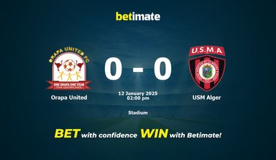 Orapa United vs USM Alger Prognoza, kursy i porady bukmacherskie 01/12/2025