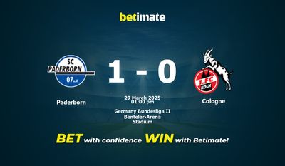Paderborn vs Kolonia Prognoza, Kursy i Porady Zakładowe 29.03.2025
