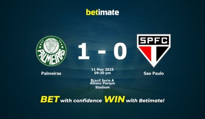 Palmeiras – Sao Paulo przewidywania, kursy i typy bukmacherskie 11.05.2025