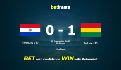 Paragwaj U23 vs Boliwia U23 Prognozy, kursy i typy bukmacherskie 18.11.2023