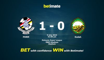 PDRM vs Kedah Prognozy, kursy i typy bukmacherskie 09.07.2023