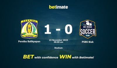 Persiba Balikpapan vs PSBS Biak przewidywania, kursy i typy bukmacherskie 23.11.2023