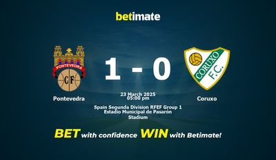 Pontevedra vs Coruxo Prognoza, kursy i porady bukmacherskie 23.03.2025