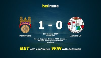 Pontevedra – Zamora CF przewidywania, kursy i typy bukmacherskie 25.02.2024