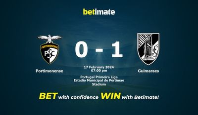 Portimonense – Guimaraes przewidywania, kursy i typy bukmacherskie 17.02.2024