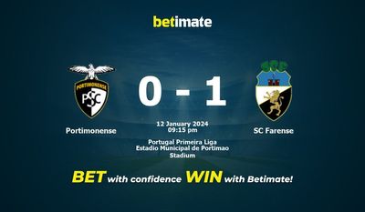 Portimonense vs SC Farense przewidywania, kursy i typy bukmacherskie 01.12.2024