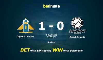 Pyunik Erywań vs Ararat Armenia Prognoza, kursy i porady bukmacherskie 04/09/2025