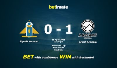 Pyunik Erywań vs Ararat Armenia Prognoza, kursy i porady bukmacherskie 04/15/2025