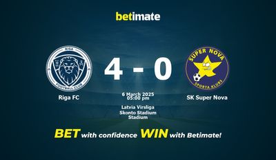 Riga FC vs SK Super Nova Prognoza, kursy i porady bukmacherskie 03/06/2025