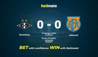 Rosenborg vs Aalesund przewidywania, kursy i typy bukmacherskie 09.02.2024