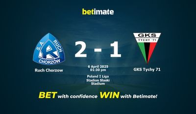 Ruch Chorzów vs GKS Tychy 71 Prognozy, kursy i typy bukmacherskie 04.06.2025