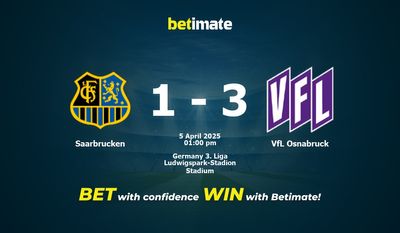 Saarbrucken vs VfL Osnabruck Prognoza, kursy i porady bukmacherskie 04/05/2025