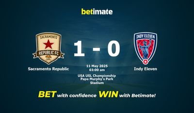 Sacramento Republic vs Indy Eleven Prognoza, kursy i porady dotyczące zakładów 05/11/2025