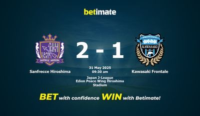 Sanfrecce Hiroshima vs Kawasaki Frontale Prognoza, kursy i porady bukmacherskie 31.05.2025