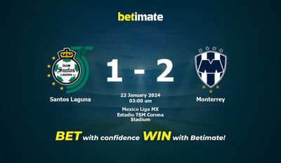 Santos Laguna vs Monterrey przewidywania, kursy i typy bukmacherskie 22.01.2024