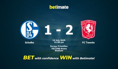 Schalke vs FC Twente – prognoza, kursy i typy bukmacherskie 19.07.2025