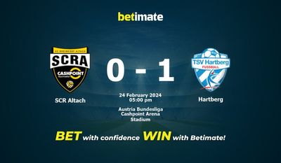 SCR Altach – Hartberg przewidywania, kursy i typy bukmacherskie 24.02.2024
