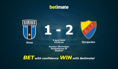 Sirius vs Djurgarden Prognoza, kursy i porady bukmacherskie 04/05/2025
