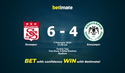 Sivasspor – Konyaspor przewidywania, kursy i typy bukmacherskie 02.07.2024
