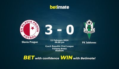 Slavia Praga vs FK Jablonec Prognozy, kursy i typy bukmacherskie 02.11.2024