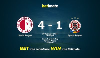 Slavia Praga vs Sparta Praga prognozy, kursy i typy bukmacherskie 28.02.2024