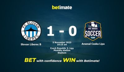 Slovan Liberec B vs Arsenal Ceska Lipa przewidywania, kursy i typy bukmacherskie 11.05.2023