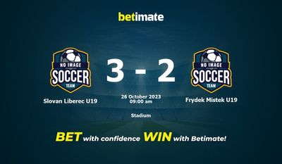 Slovan Liberec U19 vs Frydek Mistek U19 Prognozy, kursy i typy bukmacherskie 26.10.2023