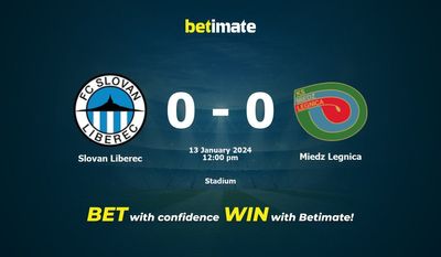 Slovan Liberec vs Miedz Legnica przewidywania, kursy i typy bukmacherskie 13.01.2024