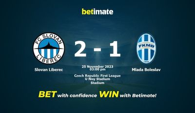 Slovan Liberec vs Mlada Boleslav przewidywania, kursy i typy bukmacherskie 25.11.2023