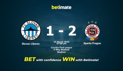 Slovan Liberec vs Sparta Praga przewidywania, kursy i typy bukmacherskie 15.03.2025