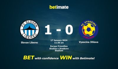 Slovan Liberec vs Vysocina Jihlava przewidywania, kursy i typy bukmacherskie 17.01.2024