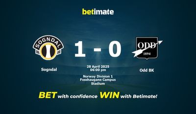 Sogndal vs Odd BK przewidywania, kursy i typy bukmacherskie 28.04.2025