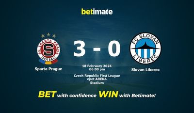 Sparta Praga vs Slovan Liberec Prognozy, kursy i typy bukmacherskie 18.02.2024