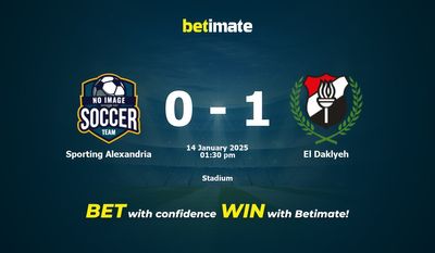 Sporting Alexandria vs El Daklyeh Prognoza, kursy i porady bukmacherskie 01/14/2025
