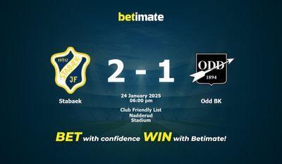 Stabaek vs Odd BK Prognoza, kursy i porady bukmacherskie 24.01.2025