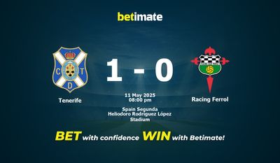 Tenerife vs Racing Ferrol Prognoza, kursy i porady bukmacherskie 05/11/2025