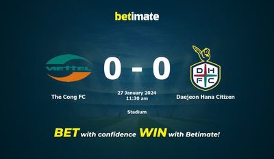 The Cong FC vs Daejeon Hana Citizen Prognozy, kursy i typy bukmacherskie 27.01.2024