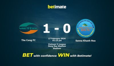 The Cong FC vs Sanna Khanh Hoa przewidywania, kursy i typy bukmacherskie 17.02.2024