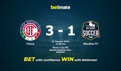 Toluca vs Mazatlan FC przewidywania, kursy i typy bukmacherskie 20.01.2024